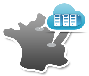 localisation des datacenters sur une carte de france